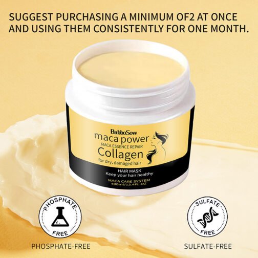 Collagen Hair Mask Walnut Oil Hair Conditioner - Image 6