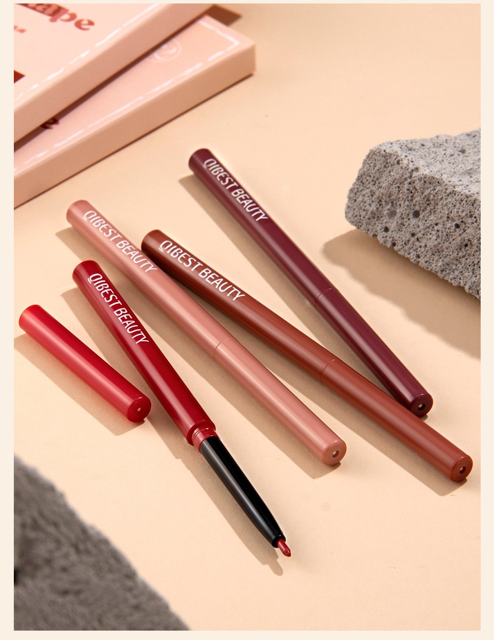 Matte Waterproof Lip Liner Set - Image 3