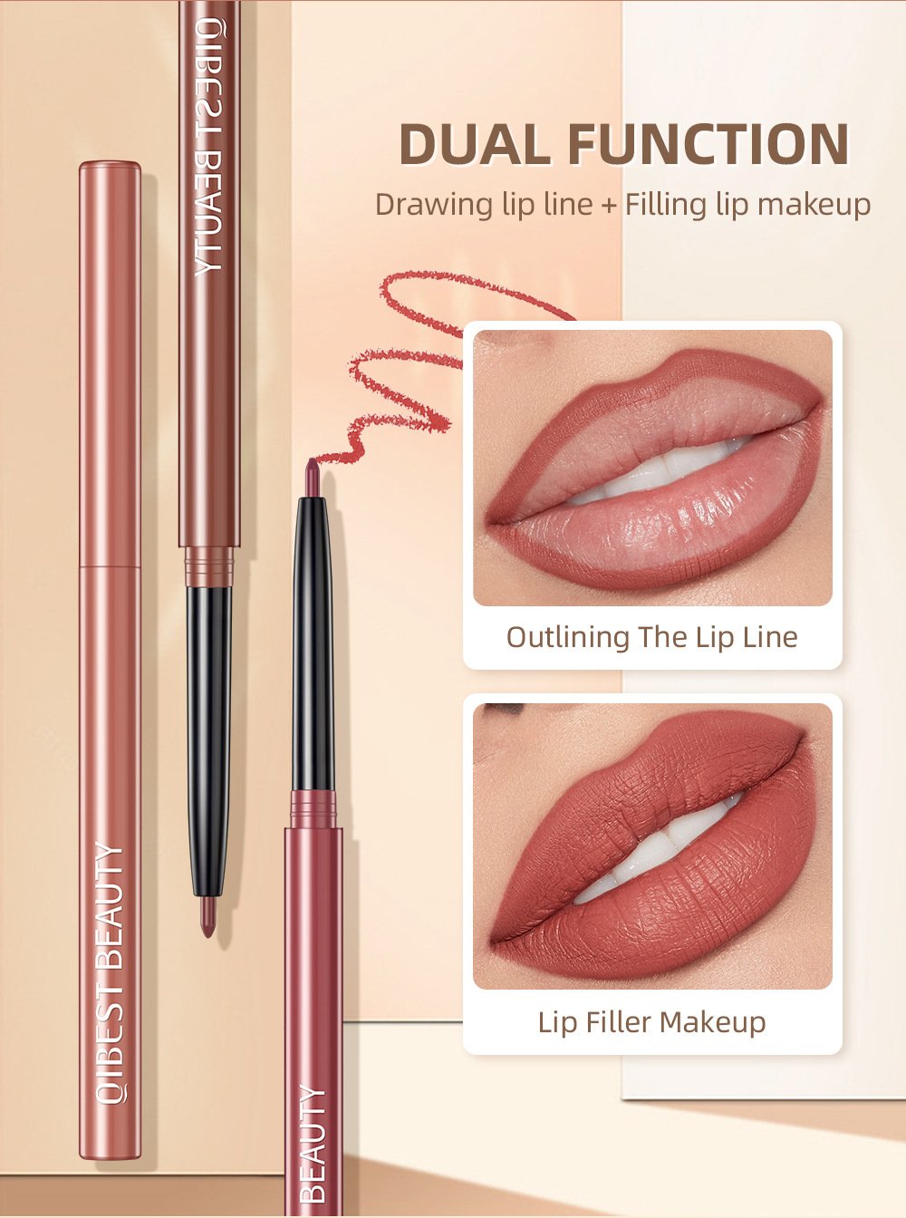 Matte Waterproof Lip Liner Set - Image 8