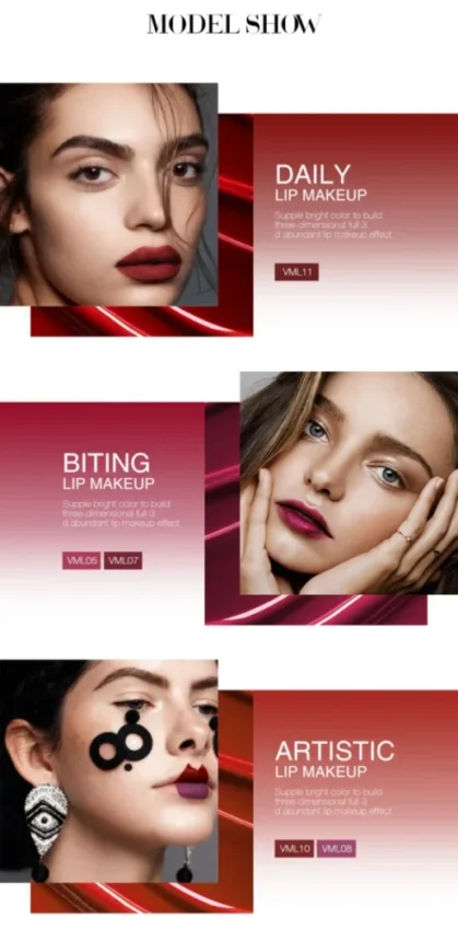 O.TWO.O High Pigment Matte Velvet Lip Gloss - Image 3