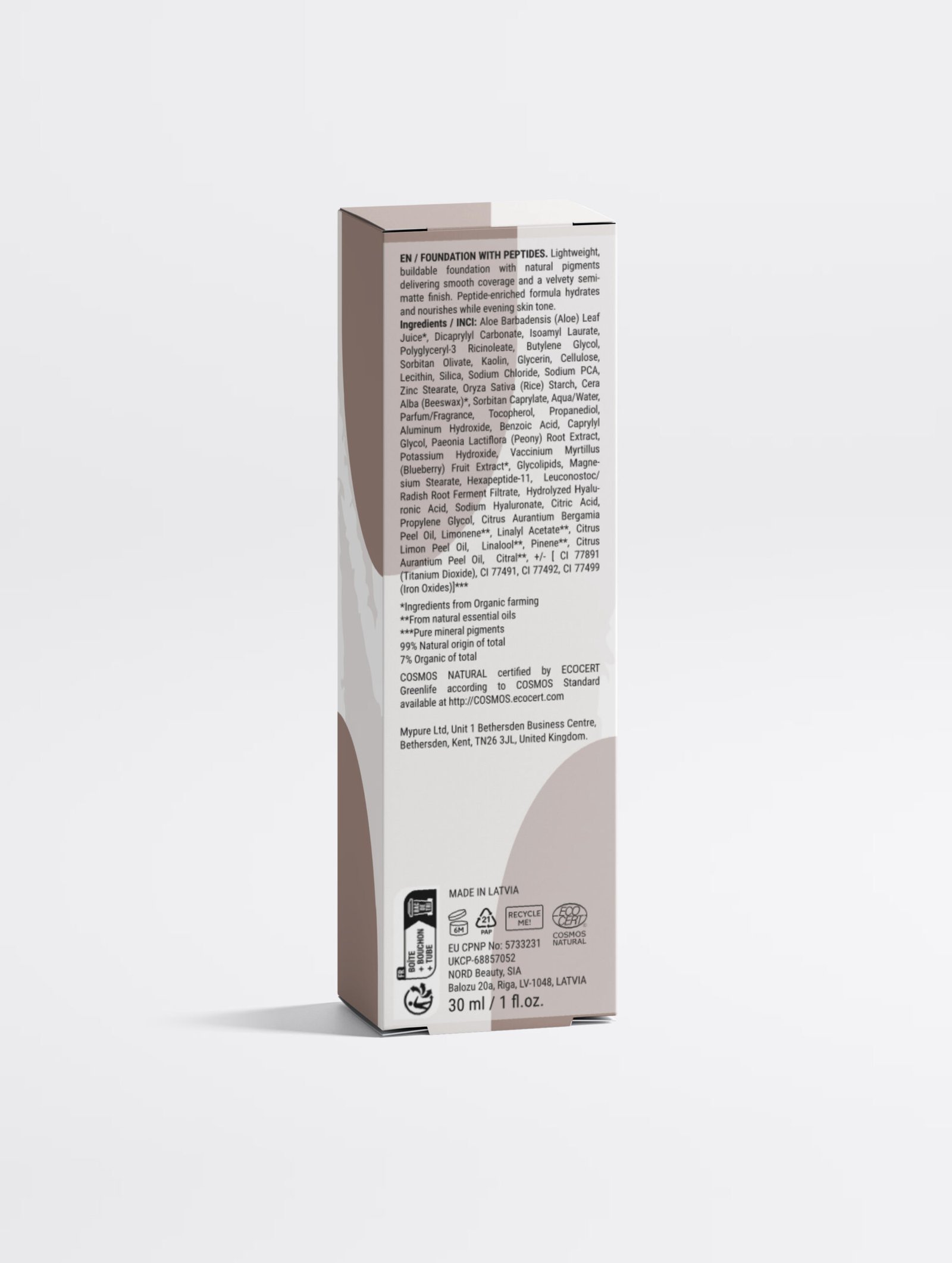 Foundation with Peptides, 30 Tan Neutral - Image 3